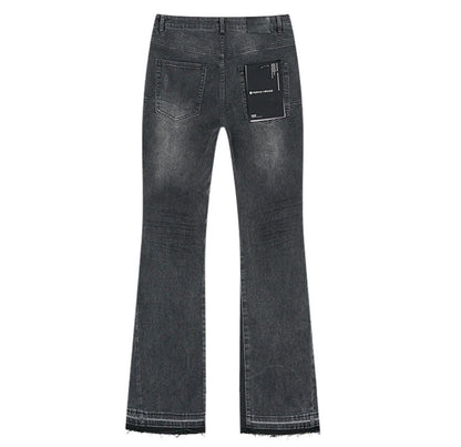 Purple Jeans black Flared PU178