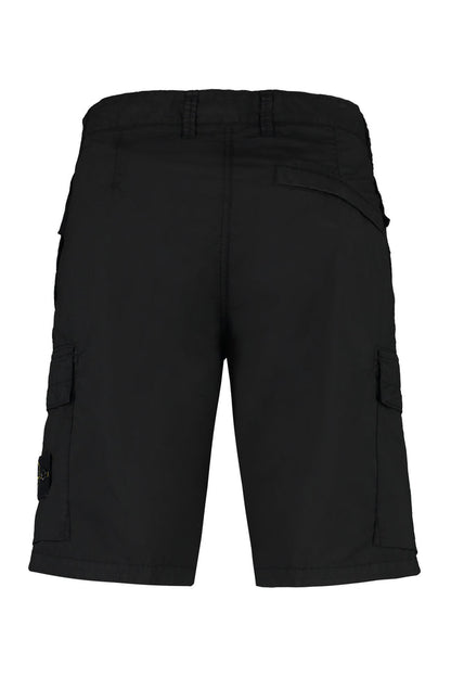 STONE ISLAND BLACK SHORT