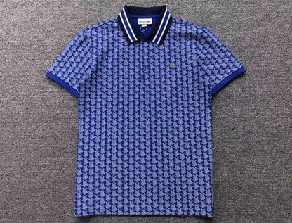 LACOSTE tipo polo monogram azul