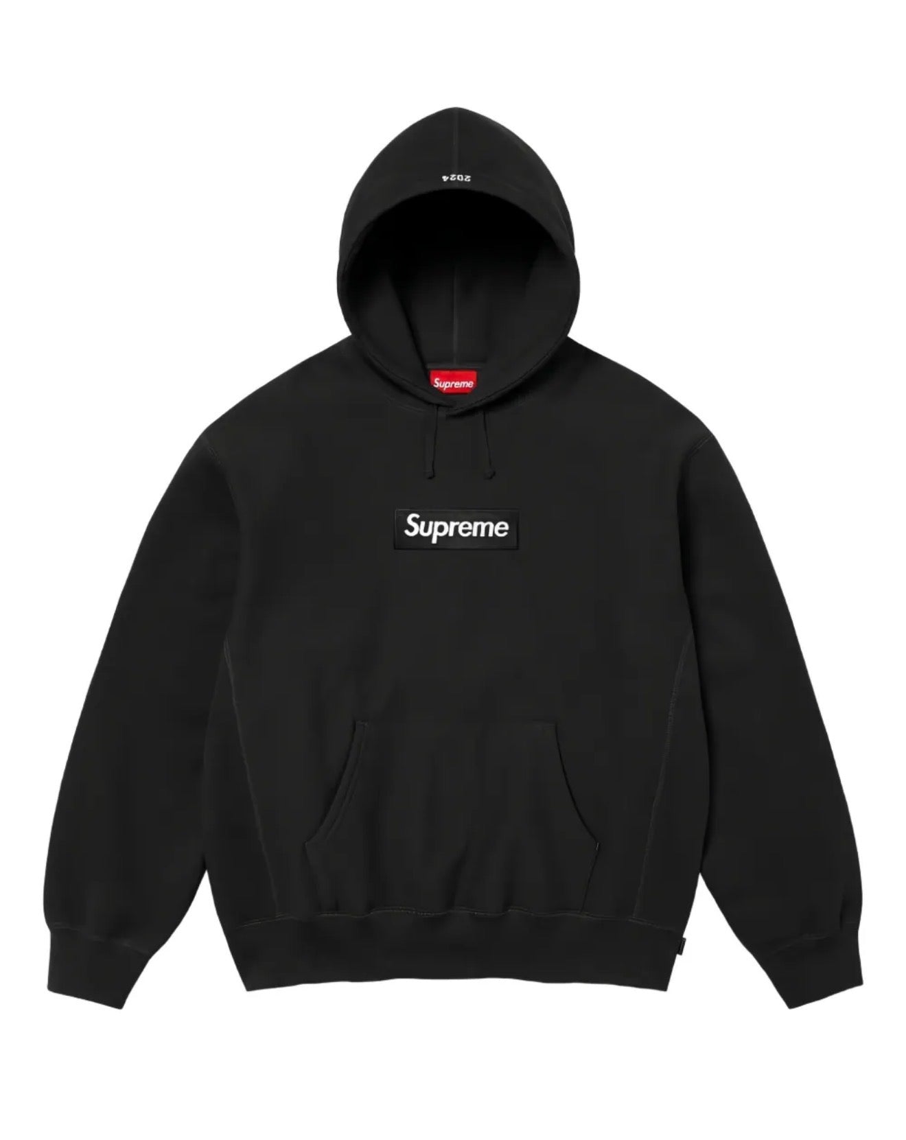 SUPREME HOODIE BLACK BOX LOGO