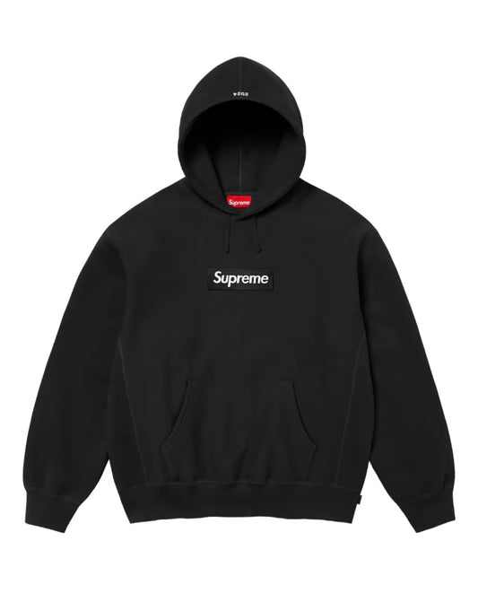 SUPREME HOODIE BLACK BOX LOGO