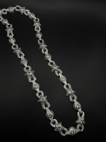 Iced Star Link Chain