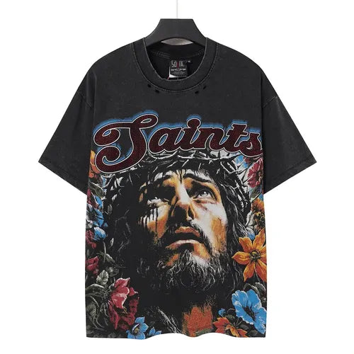 Saints Reborn in spirit Black Tshirt