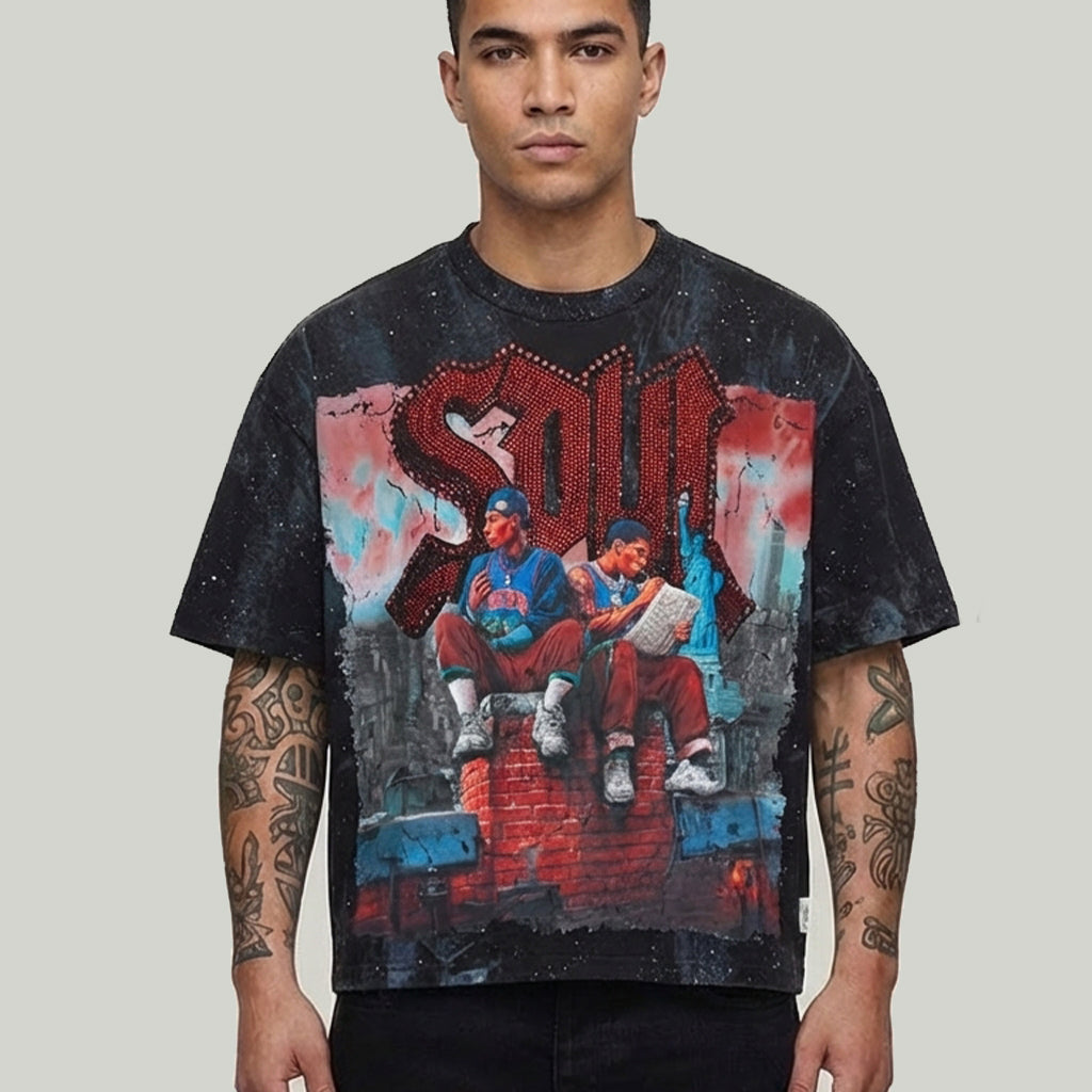 BKYS SOUL CROPPED SHIRT BLACK