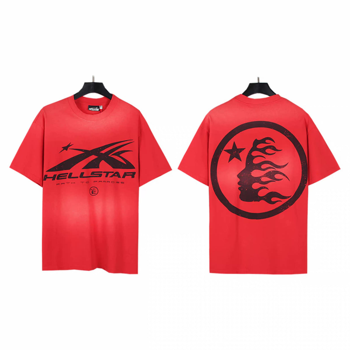 HELLSTAR Big Logo Tshirt red