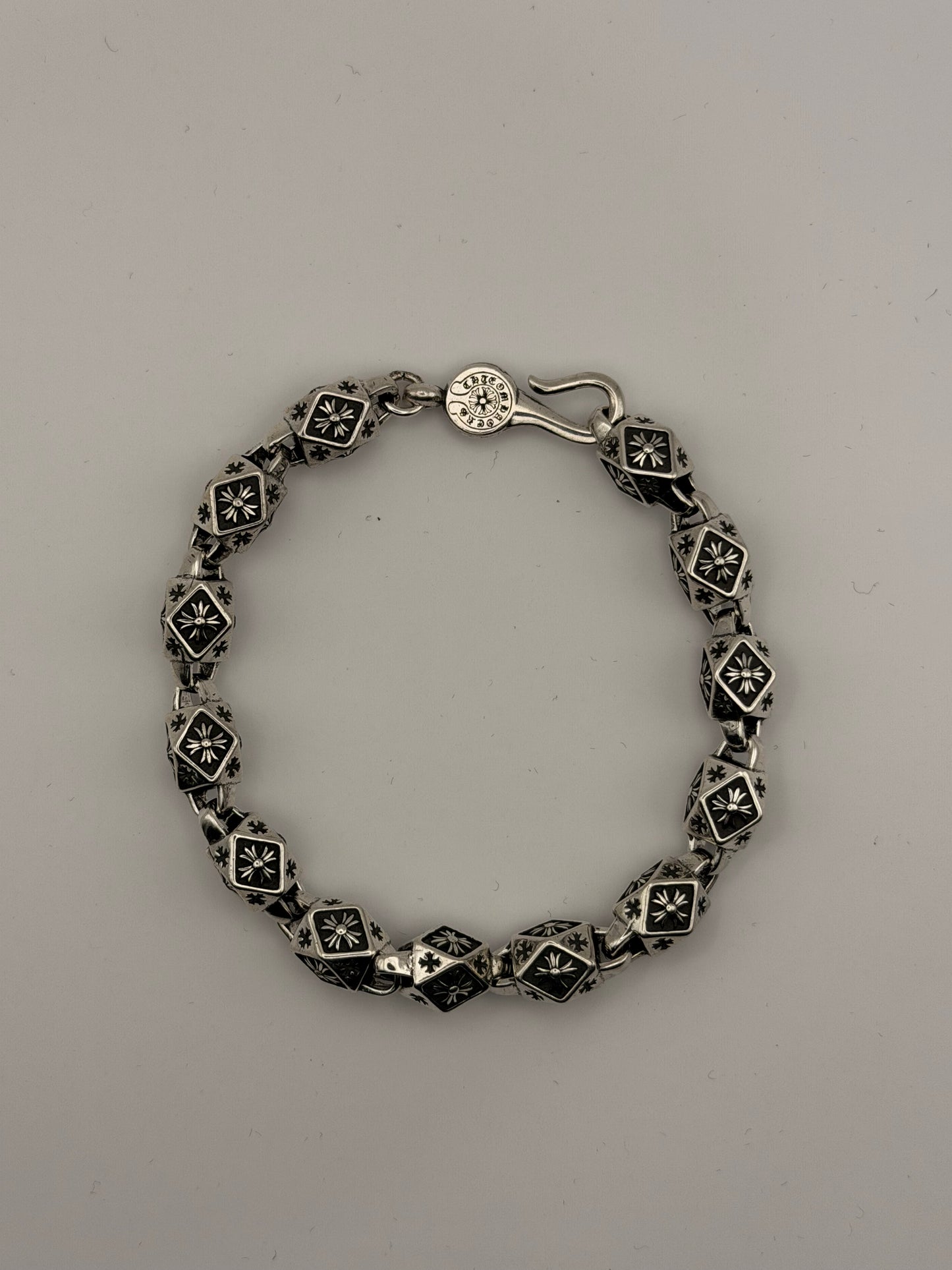 Chromehearts Gothic Signet Bracelet Plata 925