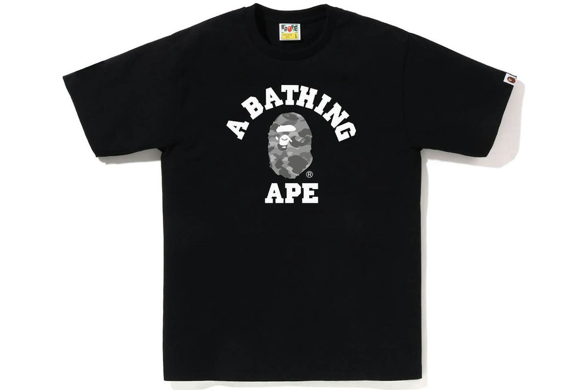 BAPE Honeycomb Camo black tee