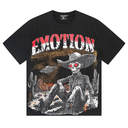 MIXED EMOTIONS BLACK “DESERTED” TEE