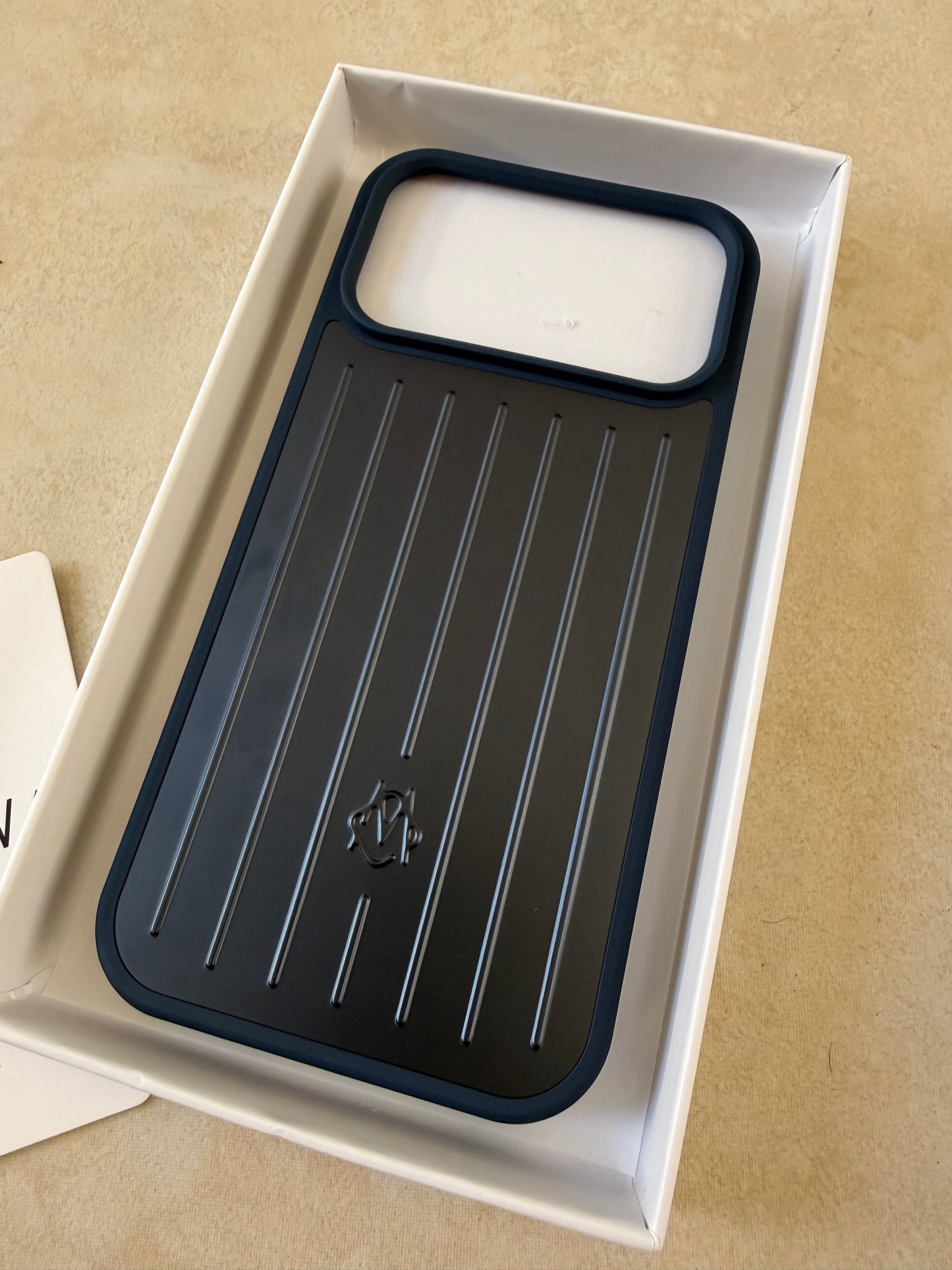 RIMOWA Style Case with Aluminium Back & Silicone Sides for iPhone 17 Pro/17 Pro Max