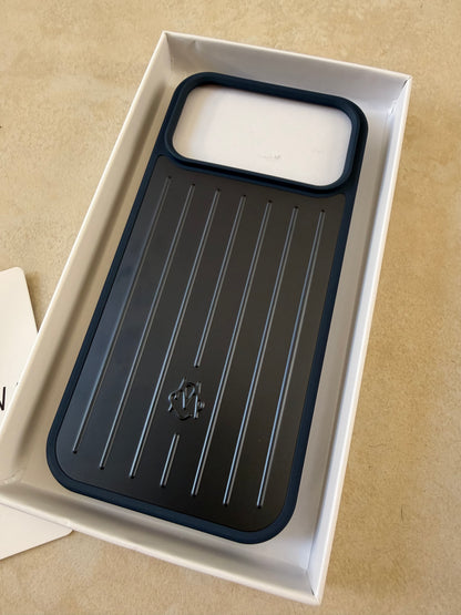 RIMOWA Style Case with Aluminium Back & Silicone Sides for iPhone 17 Pro/17 Pro Max