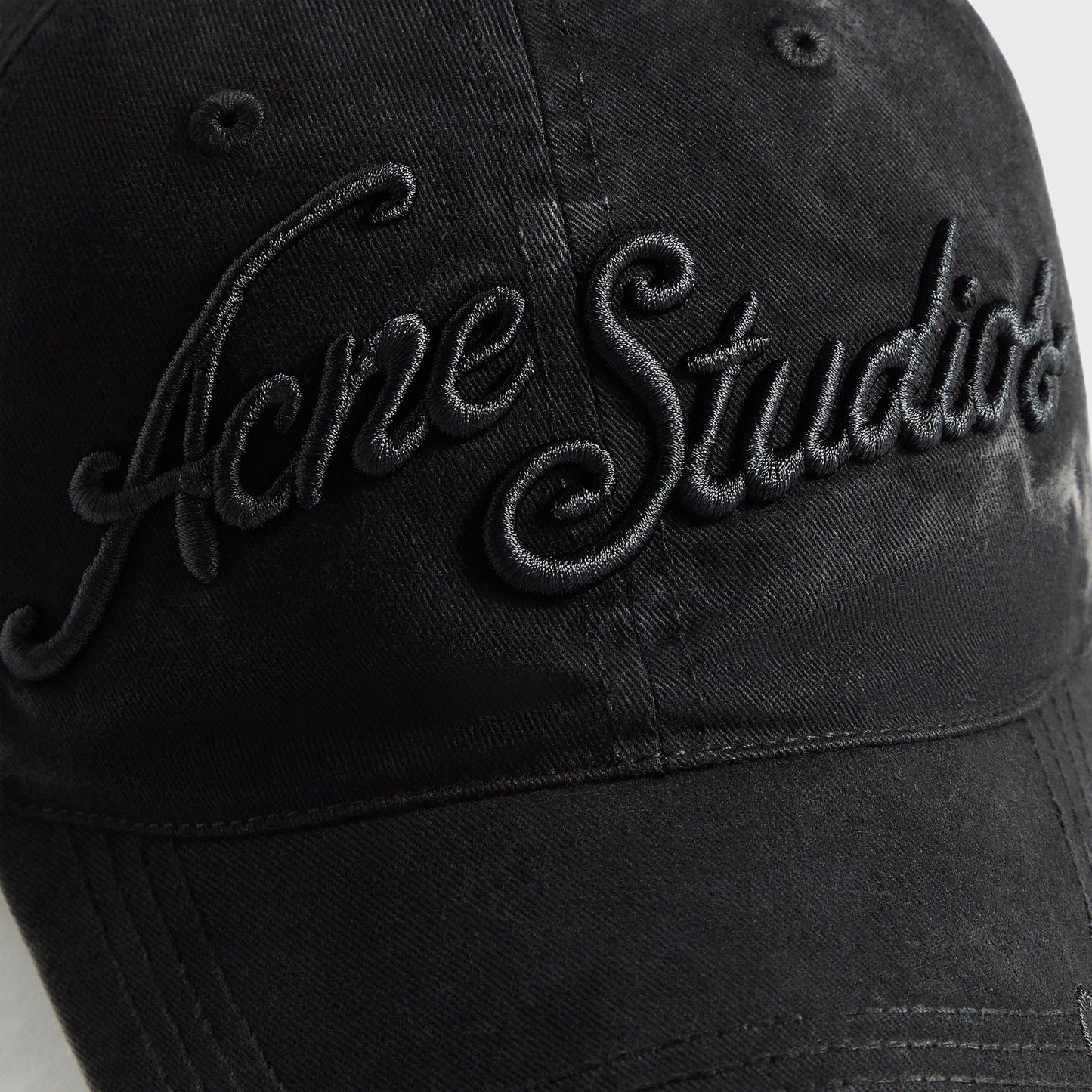 ACNE STUDIOS LOGO BASEBALL BLACK