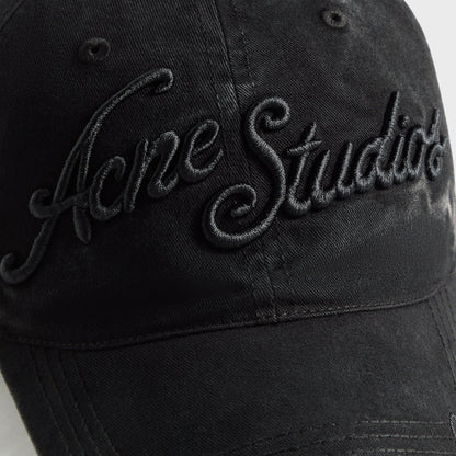 ACNE STUDIOS LOGO BASEBALL BLACK