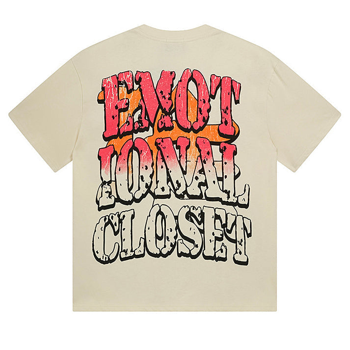 MIXED EMOTIONS CREAM “DESERTED” TEE