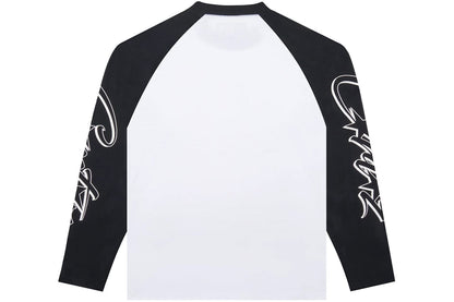 Corteiz Allstarz Raglan Manga Larga Blanco/Negro