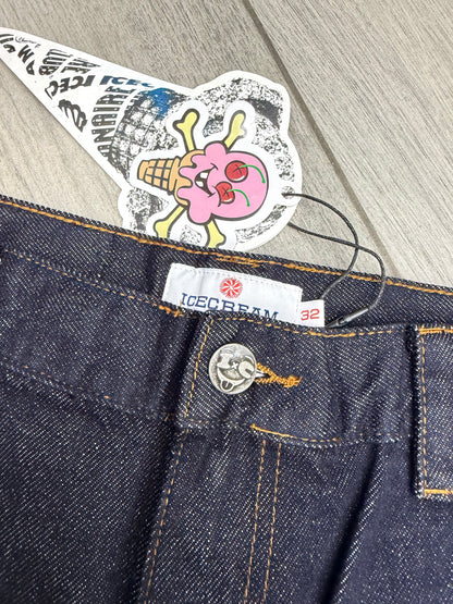SELVEDGE RUNNING DOG DENIM CARPENTER SHORT D065