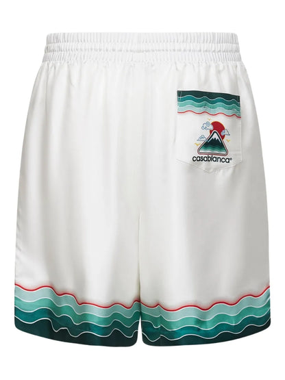 Casa Blanca Montagne Ondulée silk shirt