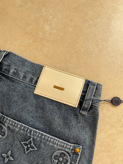 SHORT DENIM CARPENTER LOUIS VUITTON