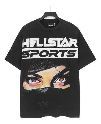 HELLSTAR EYES SPORTS Black Tshirt