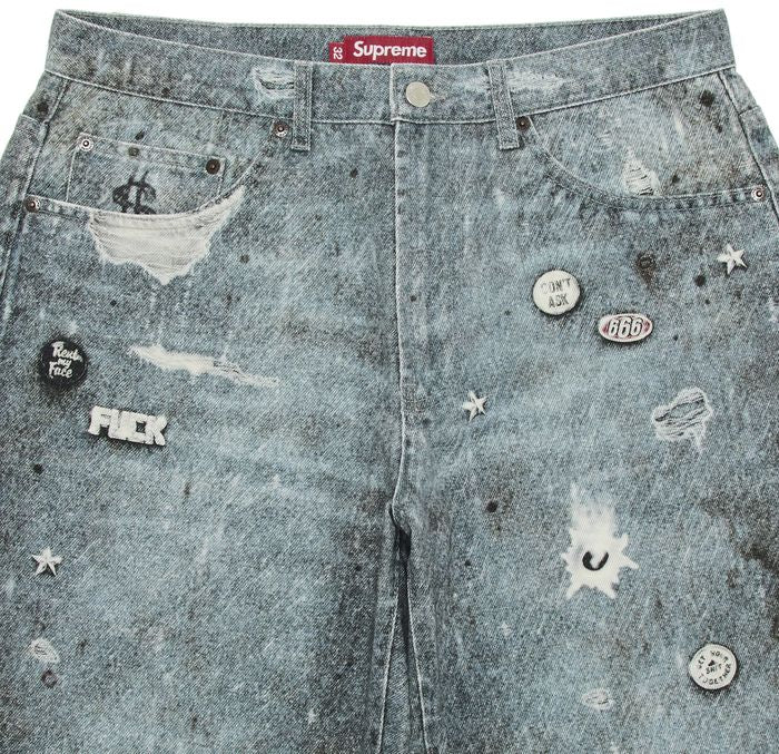 Supreme HJR Trompe L'oeil Loose Fit Jean 'Blue'