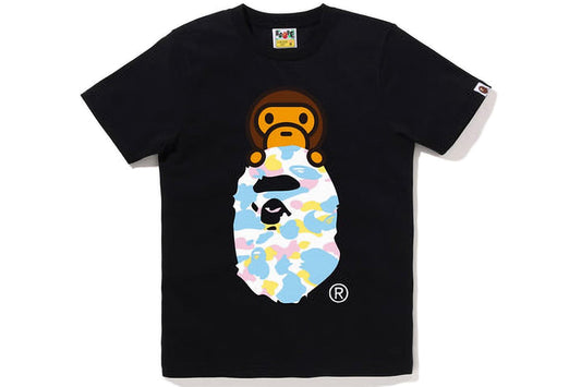 BAPE BABY MILO CAMO BLACK TSHIRT