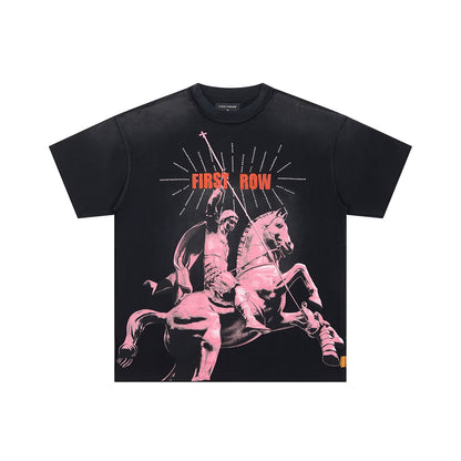 First Row Horse Pink Tshirt