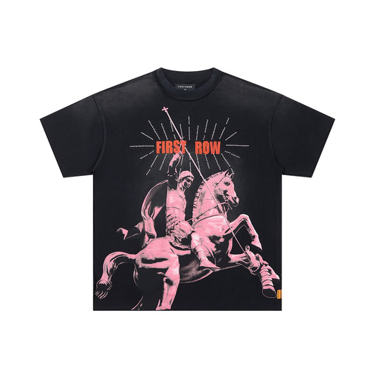 First Row Horse Pink Tshirt