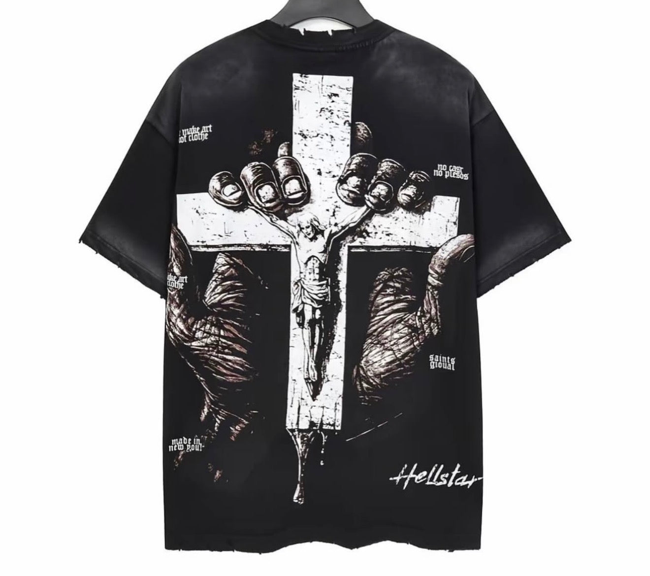 HELLSTAR JESUS SKULL TSHIRT