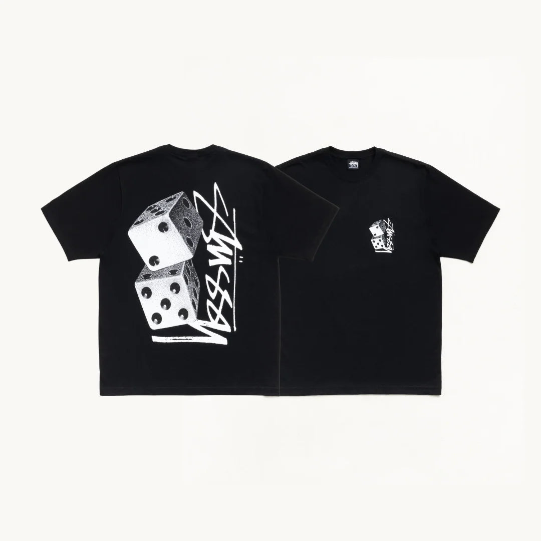Stüssy Diced Out Black Tee
