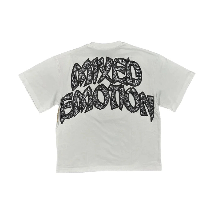 Mixed Emotion Arch angel white tee
