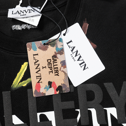 GALLERY DEPT X LANVIN TSHIRT BLACK