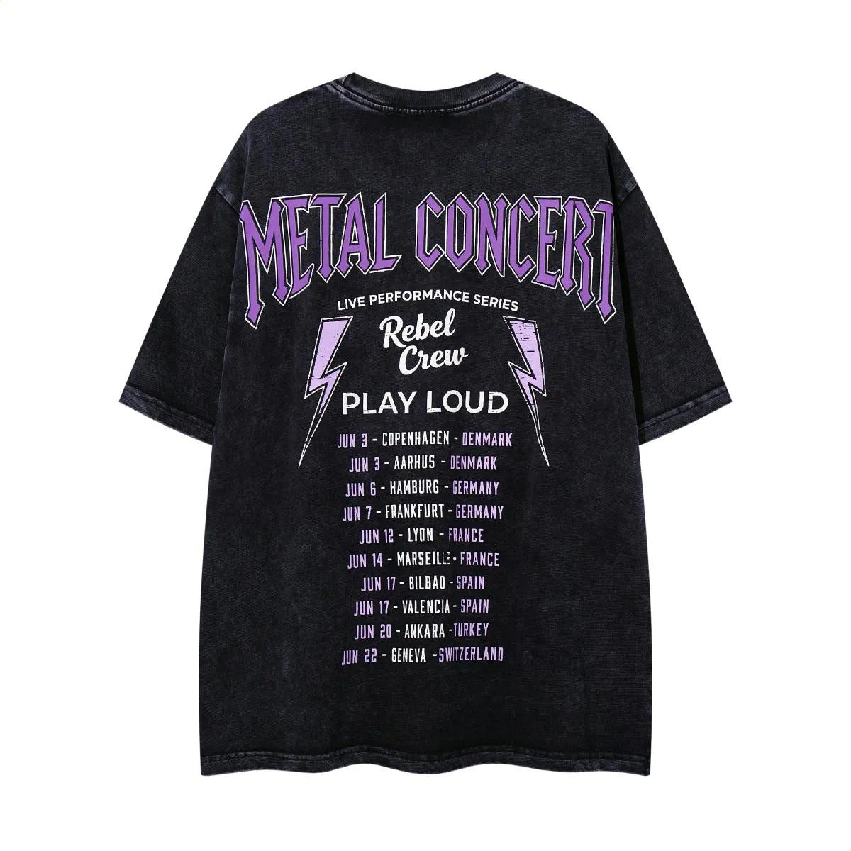 Majestik Metal Concert black Tshirt
