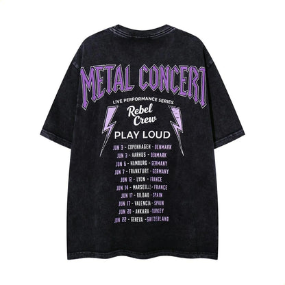 Majestik Metal Concert black Tshirt