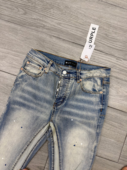 PURPLE FLARED JEANS PE63617
