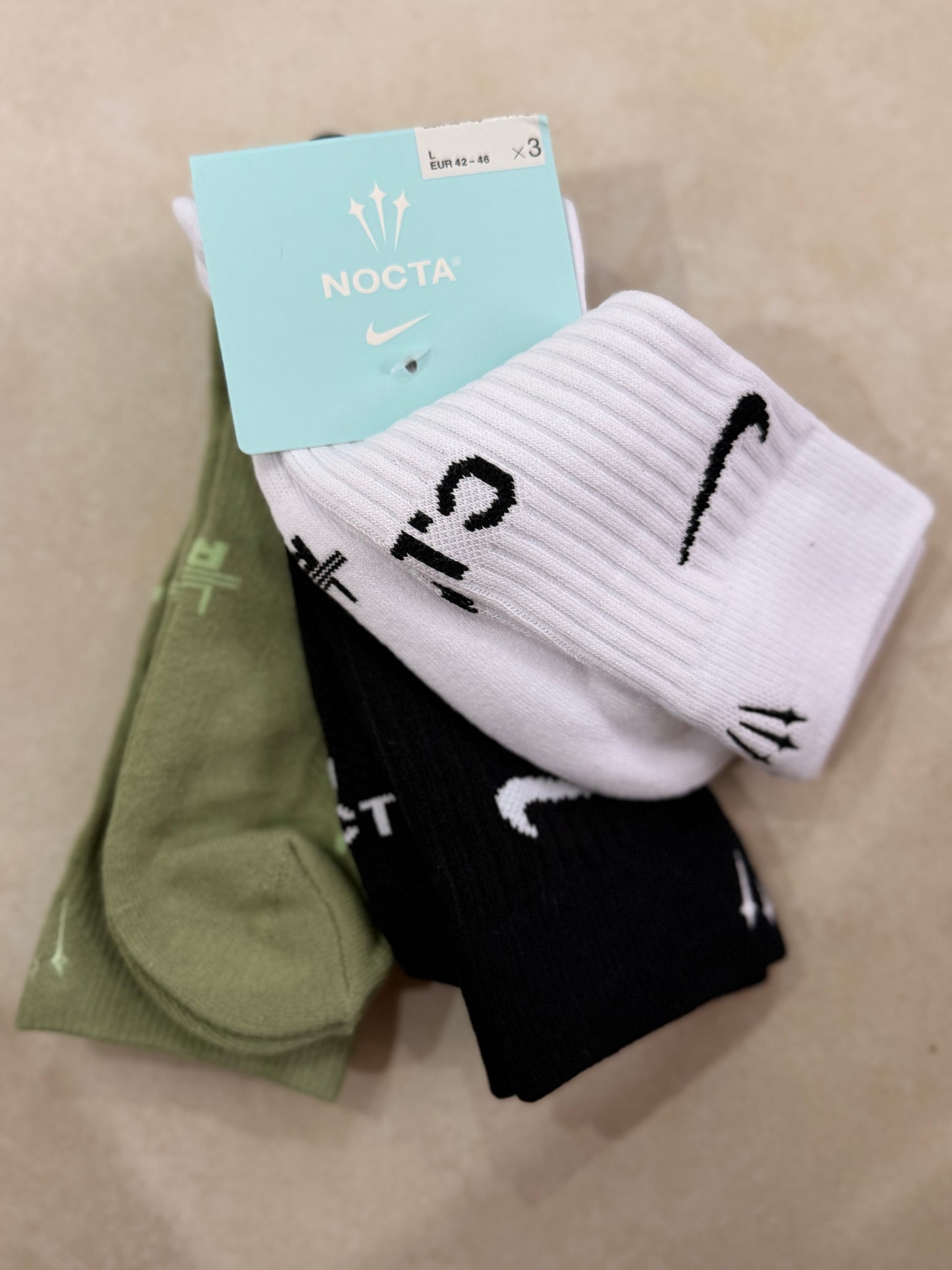 NOCTA X NIKE SOCKS 3PACK