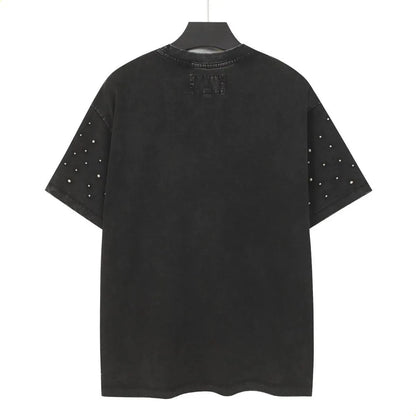 Godspeed rhinestone Miami Racing Black Tshirt