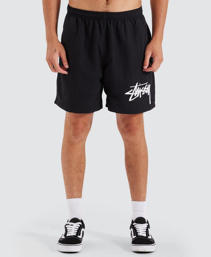 STUSSY BIG STOCK WATER SHORT BLACK
