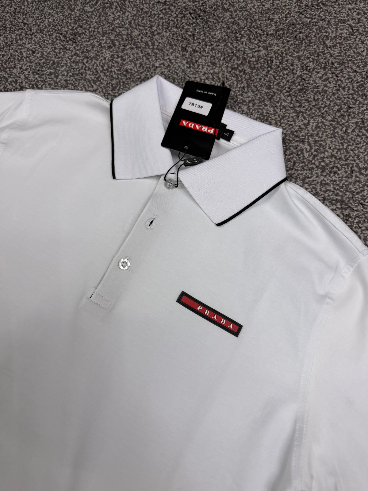 Prada Tipo polo blanca