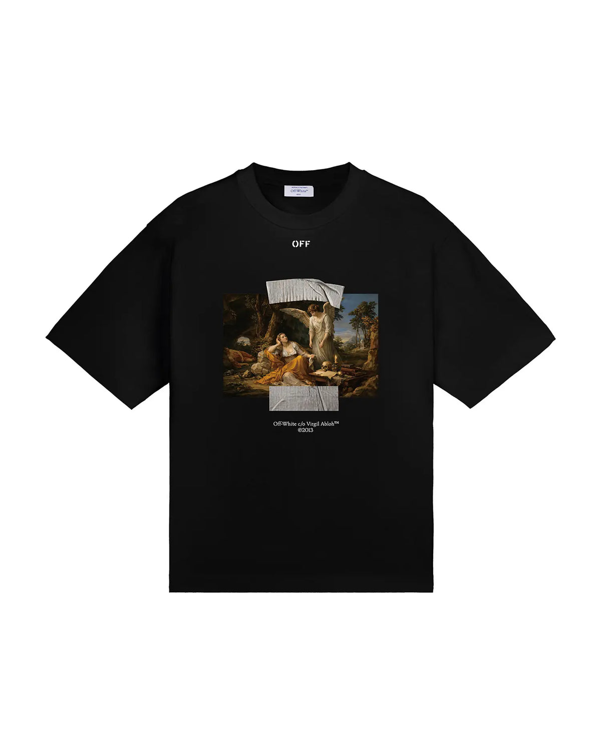 Off-White Art Technique Pattern Print T-Shirt