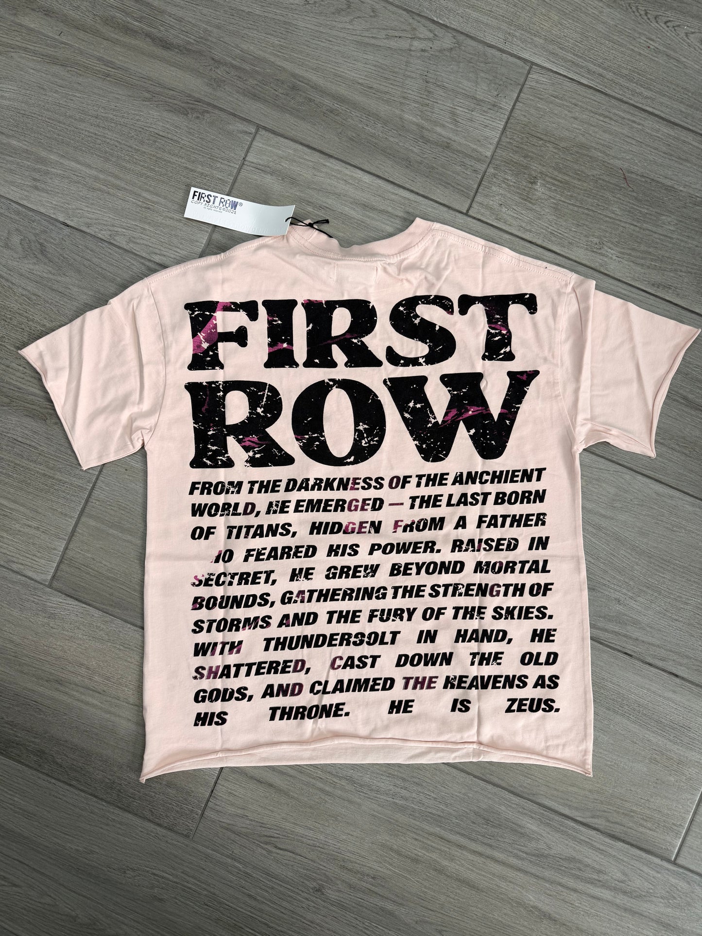 FIRST ROW FROM THE DARKNESS TSHIRT