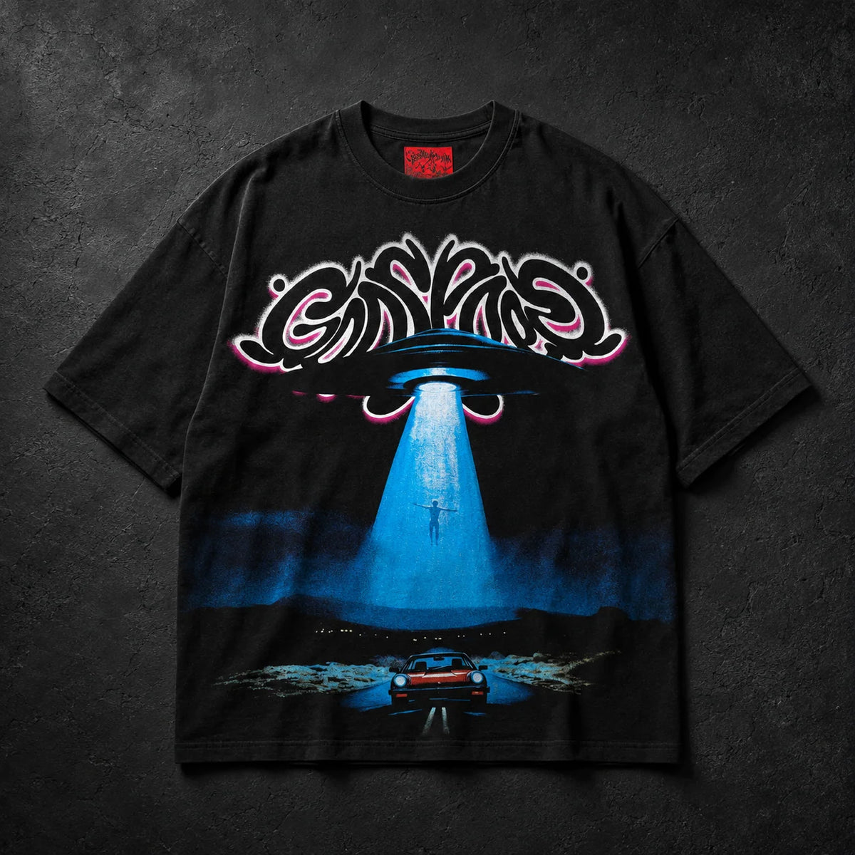 Godspeed OVNI UFO BLACK TSHIRT