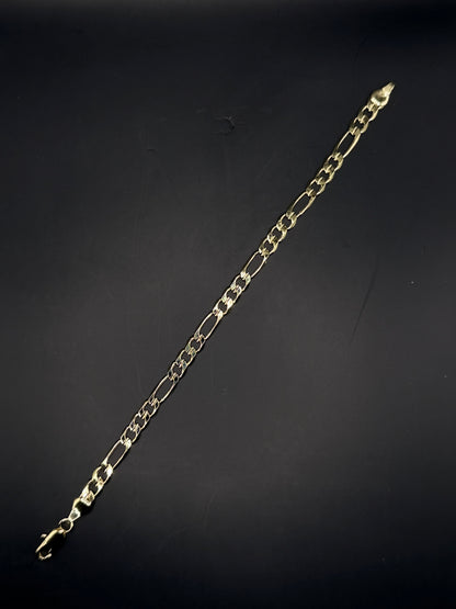 Tejido Cartier Pulso oro laminado 14k 5mm (T01)