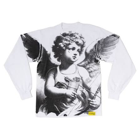 Thats a awful lot of cough syrup cupid Tattoo White Long Sleeve