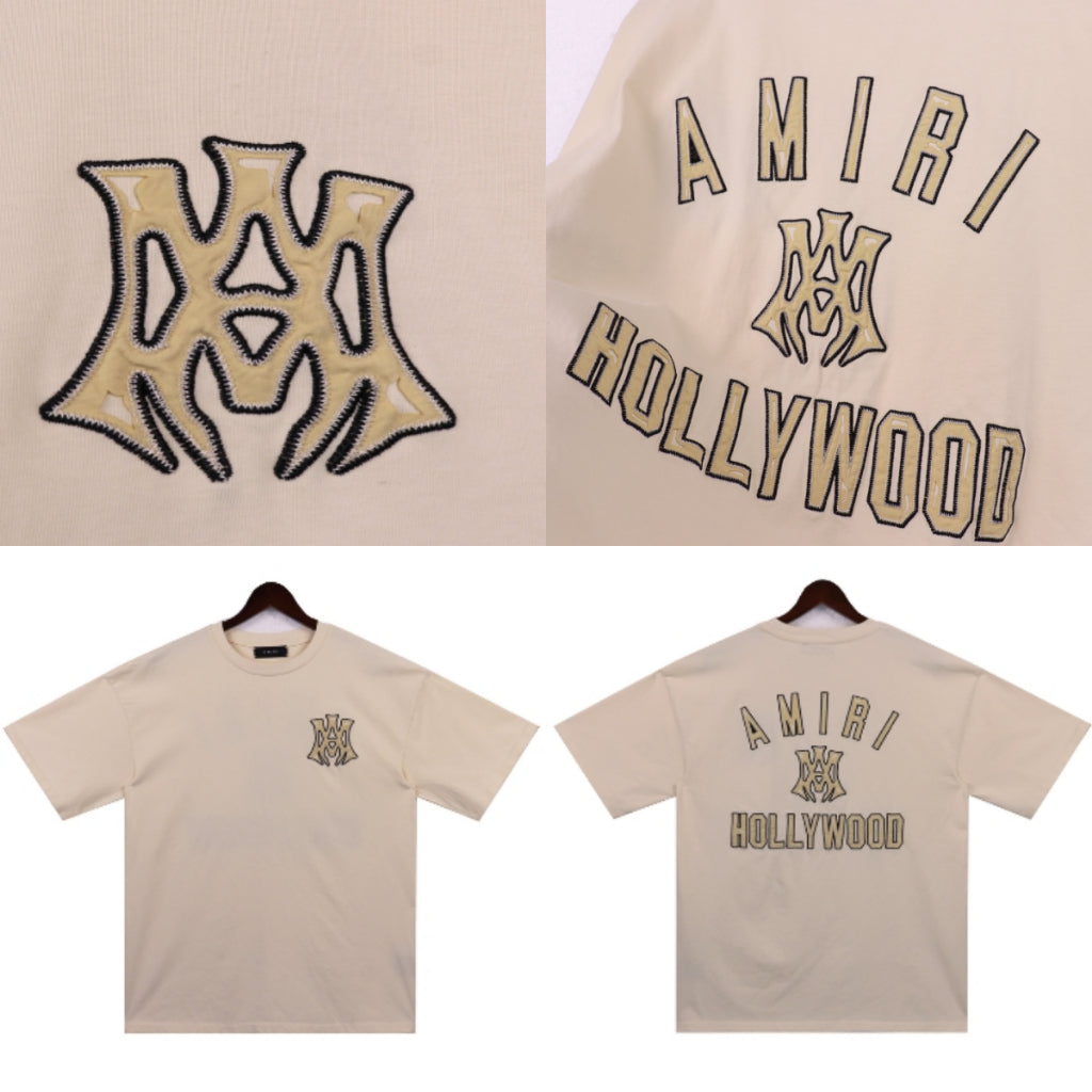 AMIRI HOLLYWOOD CREAM TSHIRT