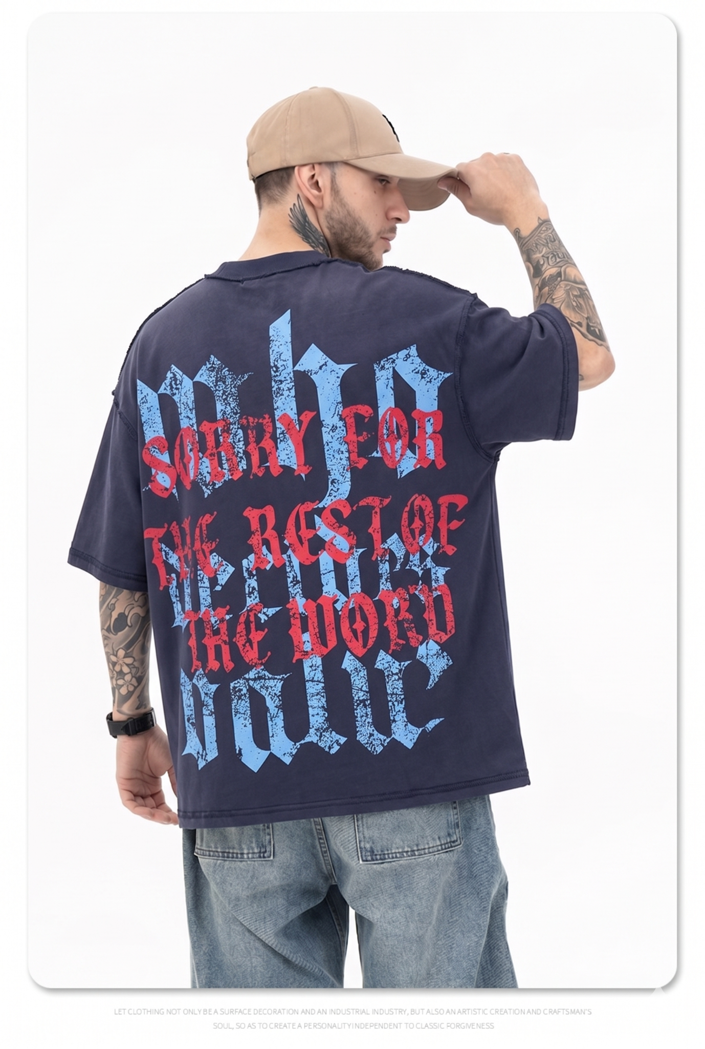 RARE SPACE SORRY FOR THE REST OF THE WORLD BLACK TSHIRT