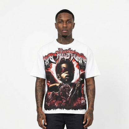 Life Hustlers “Warrior Girl” White tee