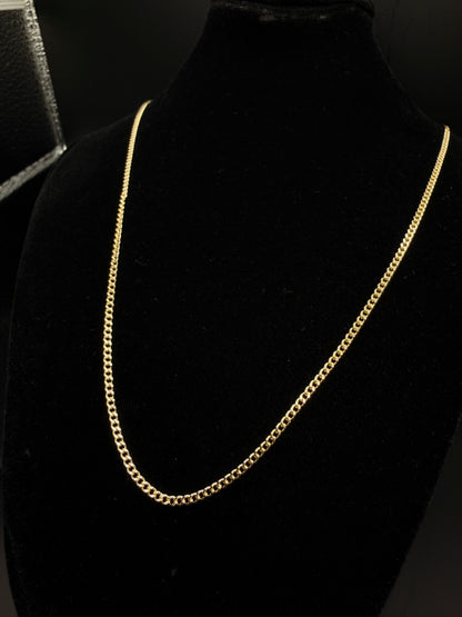 Cadena Hilo de Cordón Oro laminado 14k (016)