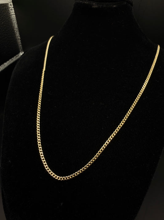 Cadena Hilo de Cordón Oro laminado 14k (016)