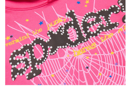 Hoodie Sp5der P*NK V2