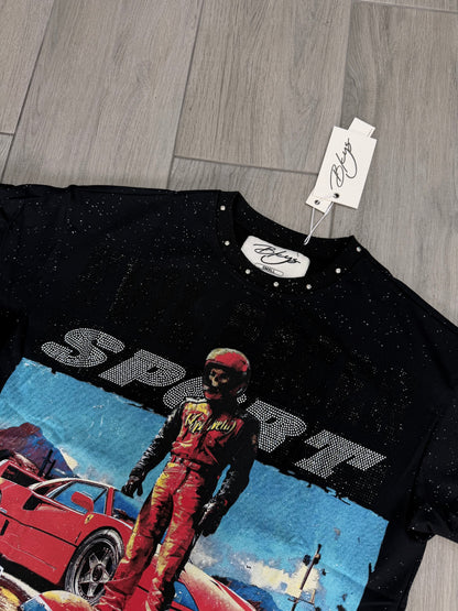 BKYS EVIL RACER SPORT BLACK TSHIRT