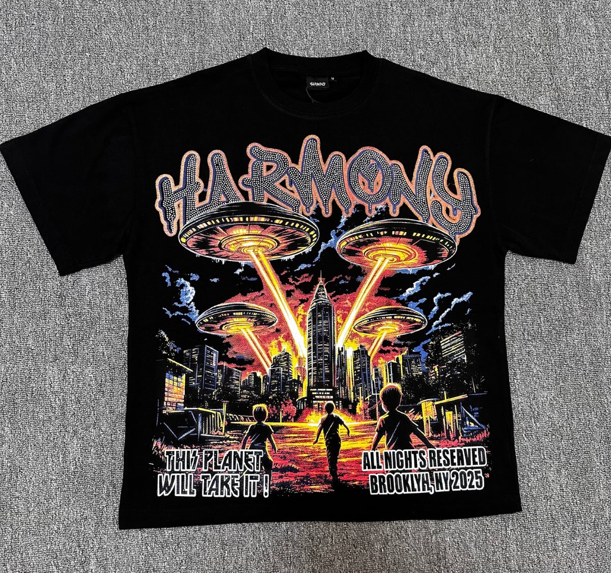 Harmony Alien black Tshirt
